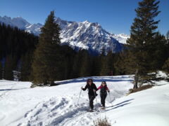 Wanderung im Schnee